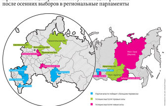 Прогнозный сценарий\: так могут выглядеть регионы после осенних выборов в региональные парламенты