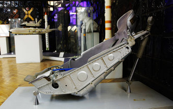 Амортизированное кресло космонавта Виталия Севастянова 