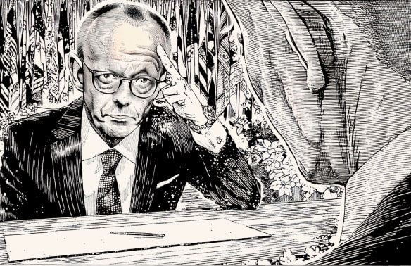 Ради построения такой Германии и&nbsp;сохранения власти в&nbsp;своих руках от&nbsp;Мерца потребовались политические компромиссы. Например, для принятия резолюции об&nbsp;ужесточении пограничного контроля он&nbsp;заручился поддержкой АдГ, разрушив послевоенное &laquo;табу&raquo; на&nbsp;сотрудничество с&nbsp;крайне правыми. А&nbsp;во&nbsp;время формирования правительства он&nbsp;составил коалицию с&nbsp;левыми из&nbsp;СДПГ (проигравшая <a href="https://www.mn.ru/smart/k-chemu-privedut-istoricheskie-vybory-v-parlament-germanii" target="_blank">на&nbsp;выборах</a> партия бывшего канцлера Олафа Шольца).